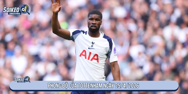 Phong độ của Tottenham ngày 25/4/2026